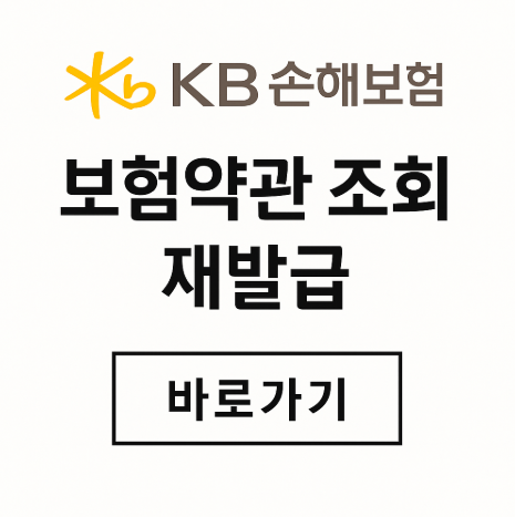 KB손해보험약관재발급방법