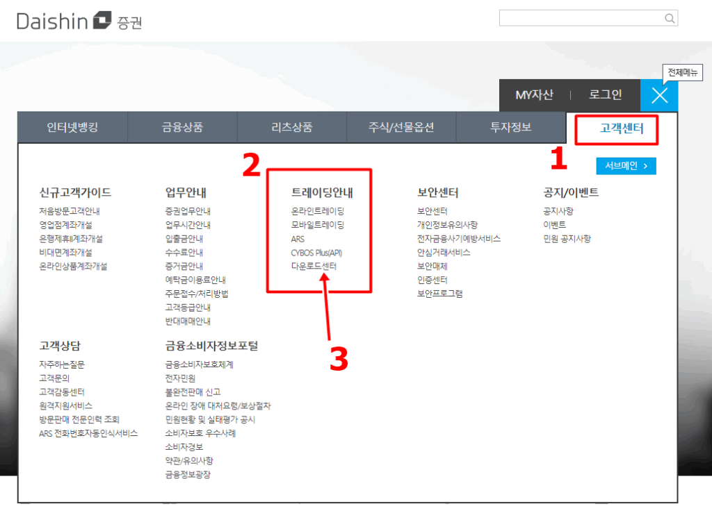 대신증권 HTS 다운로드 설치 방법(CYBOS5) 3 대신증권CYBOS5설치방법