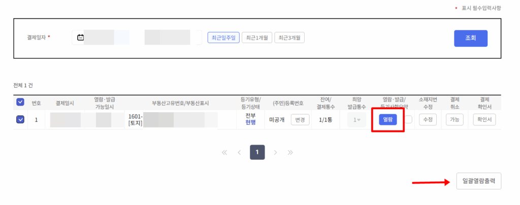 토지등기부등본발급방법